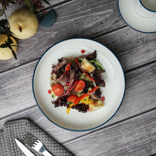 Тарелка с бортом d 23,5 см h4,6 см 1190 мл Bakery Fusion P.L. Proff Cuisine [6]