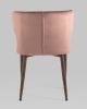 Стул Матео велюр пыльно-розовый ножки дерево