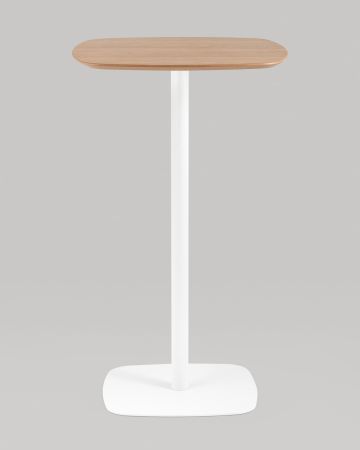 Стол барный Form 60*60 светлое дерево/белый