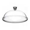 Блюдо для подачи d 32 см с крышкой h15 см стекло "Патиссэри" Tempered Glass Pasabahce [1]