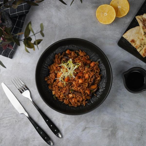 Салатник 950 мл d 20 см h5,5 cм Black Raw Wood P.L. Proff Cuisine [6]