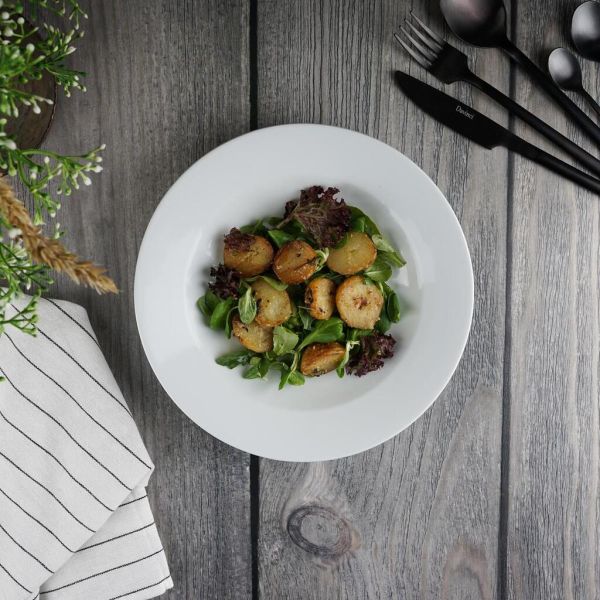 Тарелка глубокая 200 мл d 23 см h3,5 см белая фарфор Glory Eco P.L. Proff Cuisine [4]