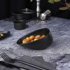 Салатник 150 мл 14,5*9,4 см h7 см Side Up Smooth Black Raw Stellar P.L. Proff Cuisine [6]