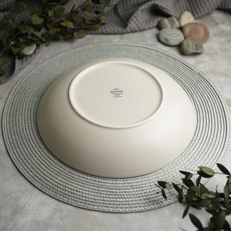 Салатник 1250 мл d 25,5 см h4,5 см Light Grey Noble [1]