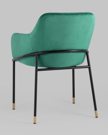 Стул Сандра велюр изумрудный