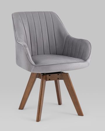 Стул обеденный вращающийся MANS NEW серый