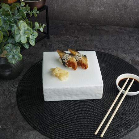 Блюдо квадратное 16*16 см h5,4 см White Matt Panasia P.L. Proff Cuisine [2]