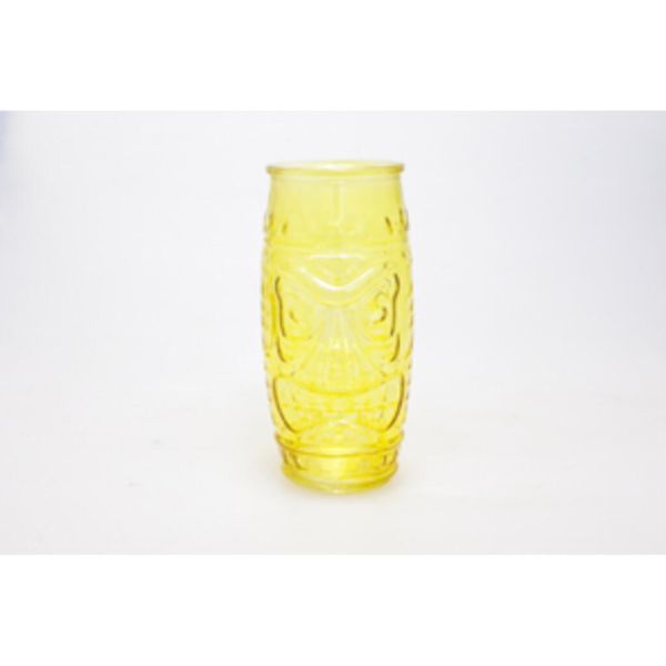 Бокал стакан для коктейля 500 мл "Тики" d 7,4 см h17,5 см желтый стекло P.L. - BarWare