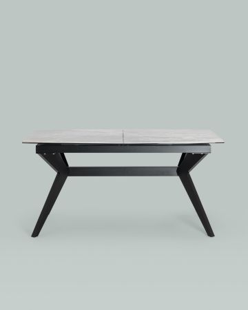 Стол обеденный Аркада раскладной 160-210*90 керамика темная