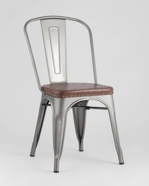 Стул TOLIX SOFT серебристый