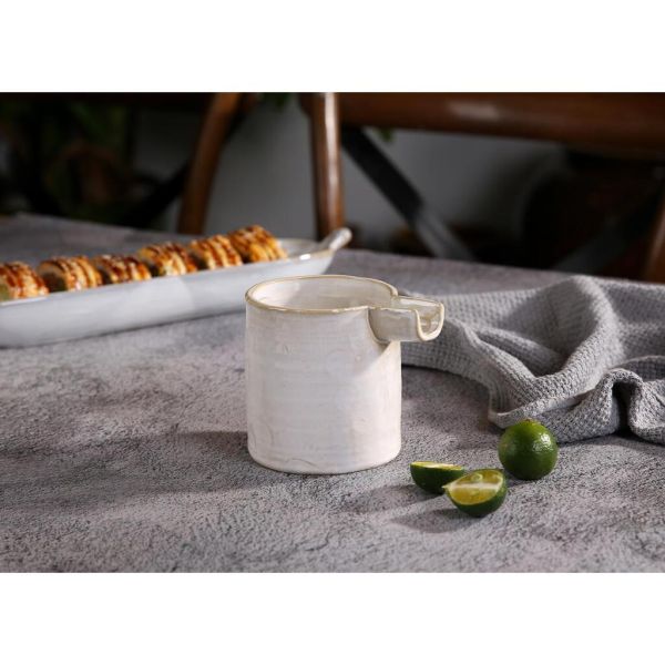 Соусник молочник 300 мл d 8 см h9 см круглый керамика Gray Frutti di Mare P.L. [6]