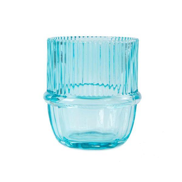 Стакан Олд Фэшн 340 мл голубой Blue Glass d 7,5 см h9 см P.L. - BarWare [6]
