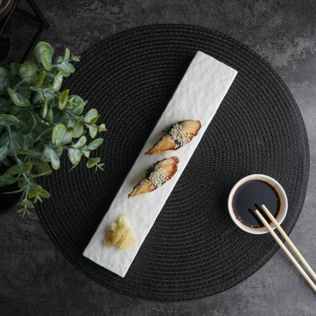 Блюдо прямоугольное 30,6*6 см h2,8 см White Matt Panasia P.L. Proff Cuisine [4]