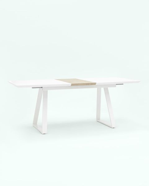 Стол обеденный Детройт раскладной 160-200*90 белый