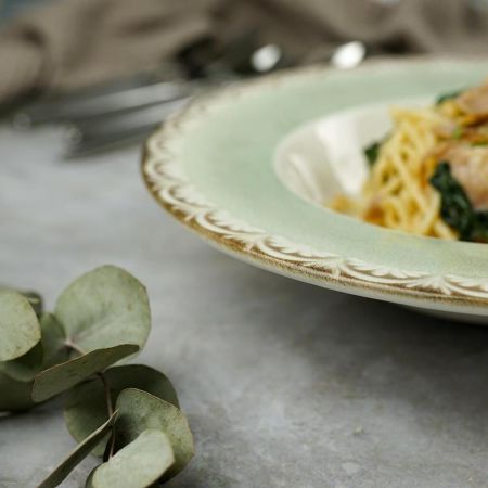 Тарелка глубокая 400 мл d 25 см для пасты, для супа Rome By Bone Innovation [6]