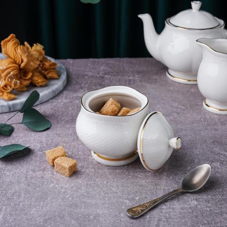 Сахарница 180 мл d 10,2 см h8 см Gold Aristocrat Noble [1]