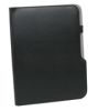Папка для документов с блоком А4 черная/серая, кожезаменитель