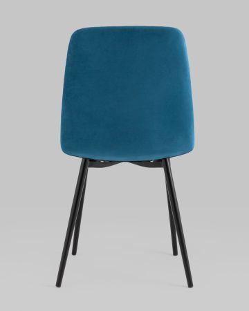 Стул Oliver велюр пыльно-синий