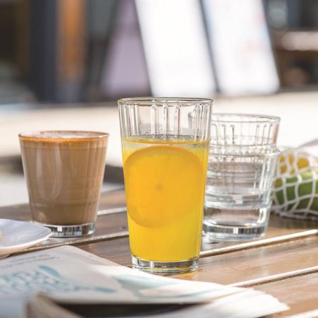 Стакан Олд Фэшн 250 мл "Стэк ап кросс Optical" Tempered Glass d 8,5 см h8,5 см Arcoroc [6]