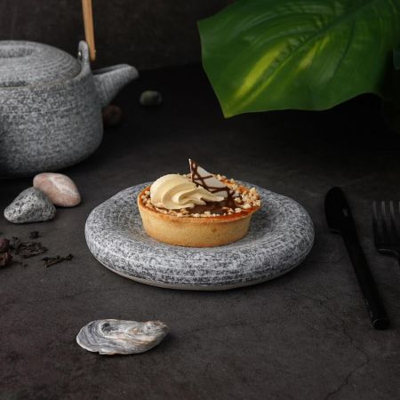 Блюдо круглое d 15,4 см h2,5 см Stone Untouched Taiga P.L. Proff Cuisine [1]