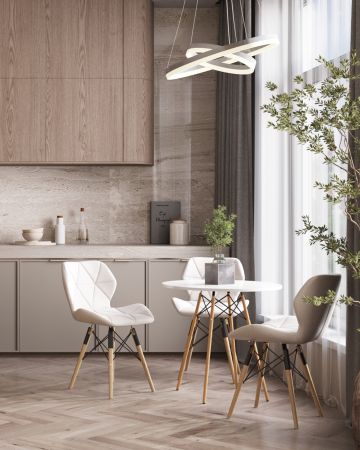 Стул Бон экокожа белый