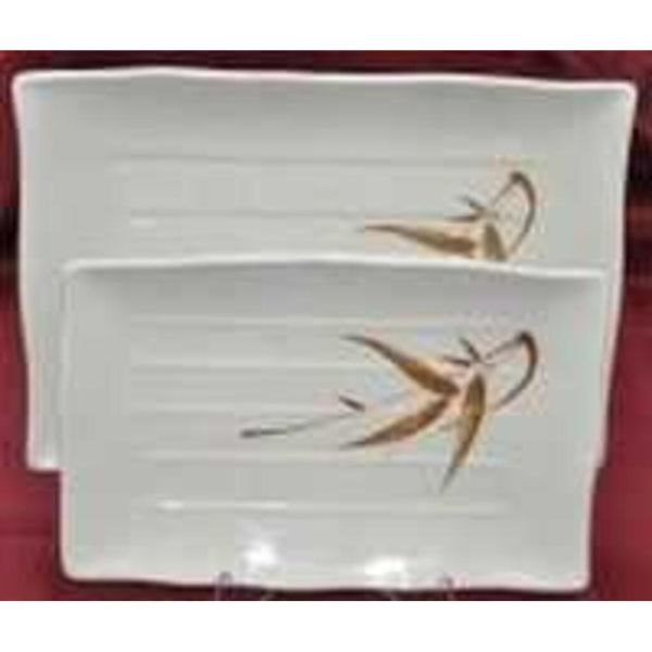 Блюдо 230 мл, 34*23 см, "Элегантный бамбук", пластик, P.L. Proff Cuisine