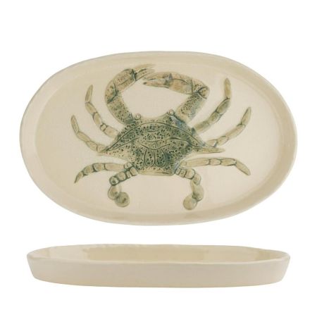 Блюдо овальное 29*18 см h2,5 см Crab Green Frutti di Mare P.L. [1]