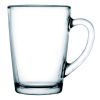 Кружка 300 мл прозрачная "Капучино" стекло d 8 см h11,2 см ОСЗ [20]