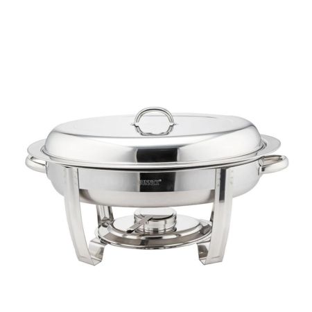 Мармит 5,5 л овальный с крышкой 55*32*31 см нерж. SUNNEX