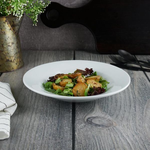 Тарелка глубокая 200 мл d 23 см h3,5 см белая фарфор Glory Eco P.L. Proff Cuisine [4]