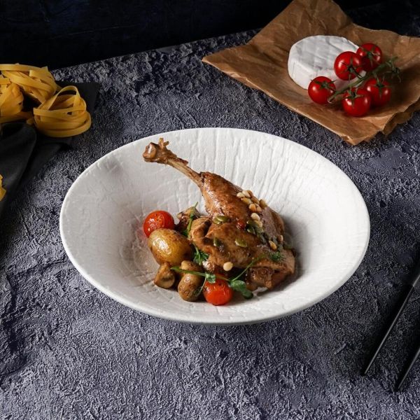 Салатник 1300 мл d 25 см h6,8 cм White Raw Wood P.L. Proff Cuisine [3]