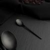Ложка кофейная 11,5 см матовая черный цвет Black Sapporo PVD P.L. - Davinci [12]