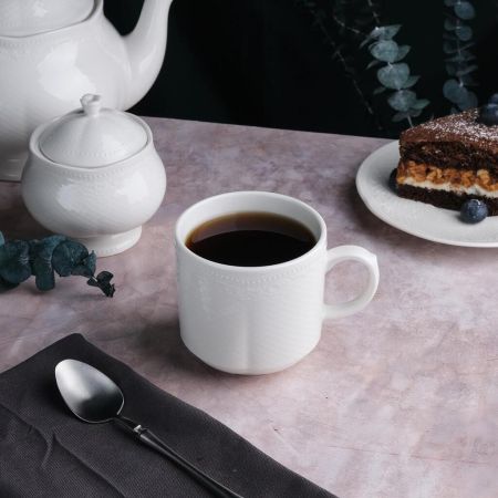 Кружка 300 мл белая d 8,6 h8,5 см Aristocrat Stackable Noble [6]