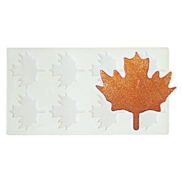 Форма кондитерская "Лист кленовый" 8 ячеек 55*57 мм силикон P.L.