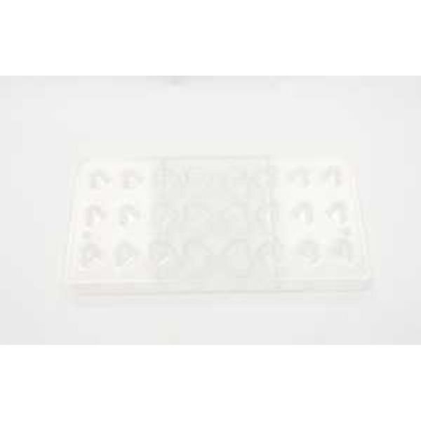 Форма для шоколада "Сердце" 24 ячейки 25*21*8 мм, поликарбонат, P.L. Proff Cuisine