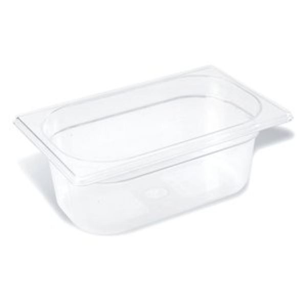 Гастроемкость 1/4 h65 мм поликарбонат 265*162*65 мм прозрачная 1,8 л P.L.