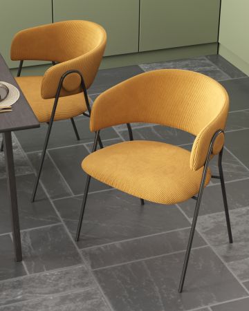 Стул Колин горчичный