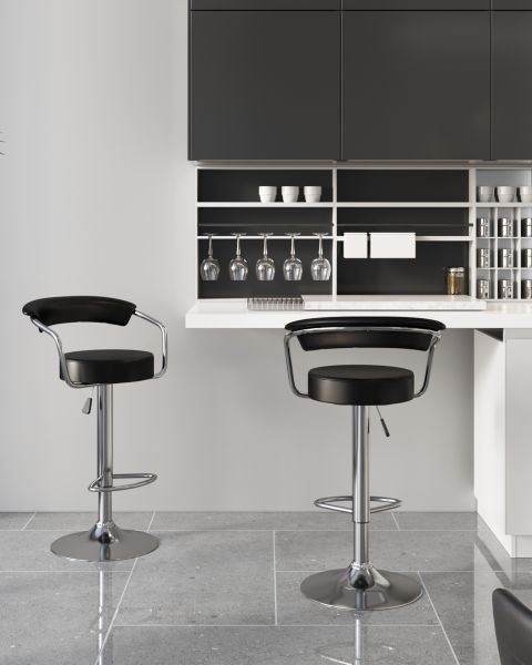 Стул барный Орион черный