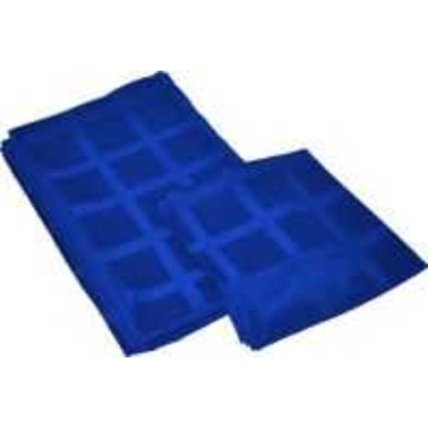 Скатерть голубая 150*150 см, рисунок "жаккард", P.L. Proff Cuisine