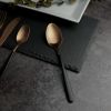 Ложка столовая 21 см матовая медный цвет черная ручка PVD Provence P.L. [12]