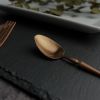 Ложка чайная 15 см матовая цвет медь PVD 1920-Copper P.L. [12]