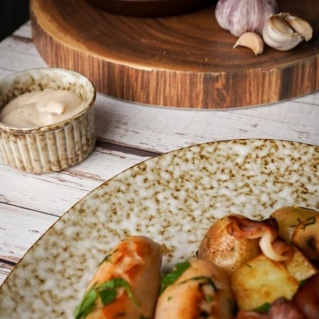 Тарелка d 28,5 см Brown Spider Silk P.L. Proff Cuisine [6]