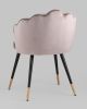 Стул Камилла велюр пепельно-розовый