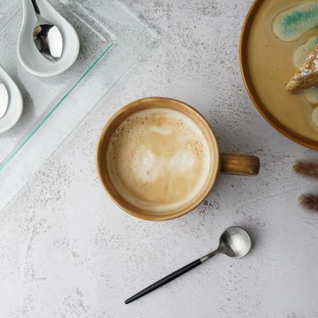 Кружка 500 мл d 10,8 см h9,6 см Light Brown Spots Frutti di Mare P.L. [1]