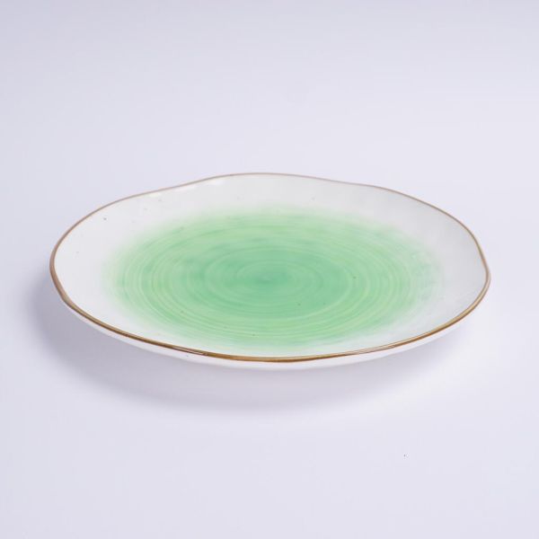 Тарелка d 21 см зеленая фарфор "The Sun Eco" P.L. Proff Cuisine [6]