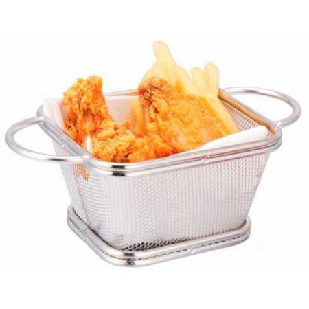 Корзинка для подачи 10,5*9*6,5 см, нерж., P.L. Proff Cuisine