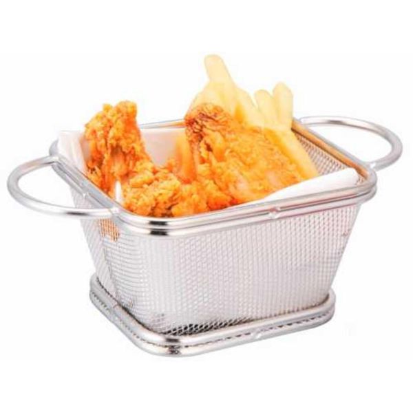 Корзинка для подачи 10,5*9*6,5 см, нерж., P.L. Proff Cuisine