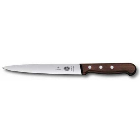 Нож филейный 18 см гибкое лезвие ручка розовое дерево Victorinox Rosewood