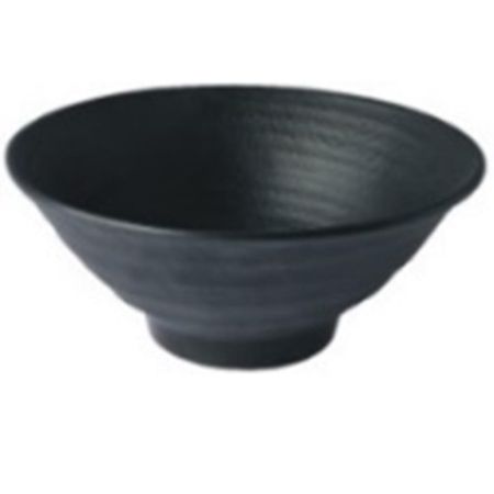 Салатник 1400 мл миска для лапши d 24,8 см пластик меламин Black Finish P.L. Proff Cuisine