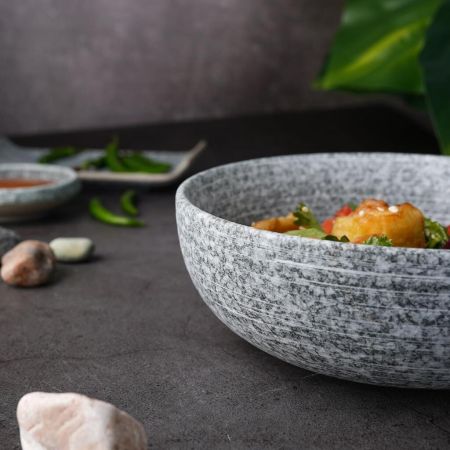 Салатник 800 мл d 17,3 см h6 см Stone Untouched Taiga P.L. Proff Cuisine [1]